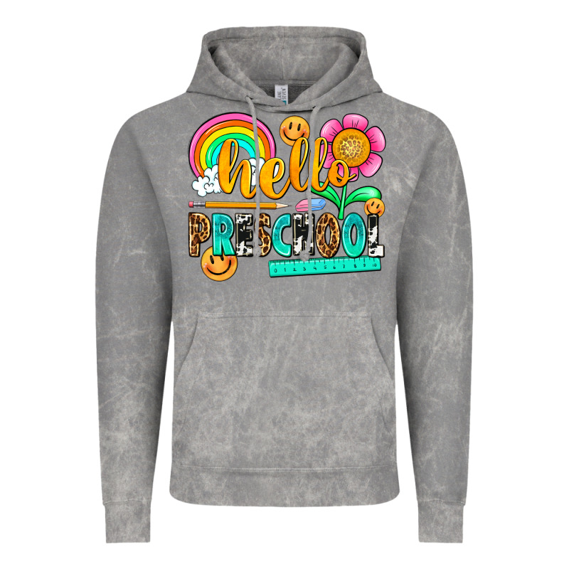 Hello Preschool Vintage Hoodie by NancyCooperArtShop | Teevron