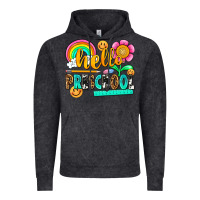 Vintage Black hello preschool Vintage Hoodie - NancyCooperArtShop