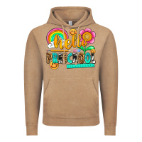 Vintage Coffee hello preschool Vintage Hoodie - NancyCooperArtShop