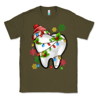 Army Green Christmas Teeth Dentist Classic Tee - MaliasSmallBusiness
