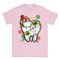 Bubblegum Pink Christmas Teeth Dentist Classic Tee - MaliasSmallBusiness