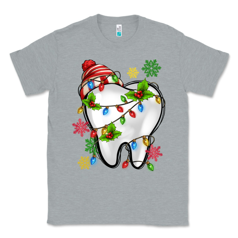 Christmas Teeth Dentist Classic Tee by MaliasSmallBusiness | Teevron