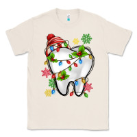Natural Christmas Teeth Dentist Classic Tee - MaliasSmallBusiness
