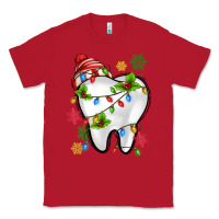 Red Christmas Teeth Dentist Classic Tee - MaliasSmallBusiness