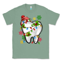Sage Christmas Teeth Dentist Classic Tee - MaliasSmallBusiness