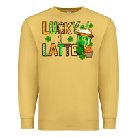 St. Patrick's Lucky A Latte Premium Sweatshirt | Teevron