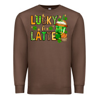 Chestnut St. Patrick's Lucky a latte Premium Sweatshirt - OliviaCreatesArt