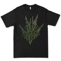 Black Botanical Sagebrush Illustrations Premium Tee - LillyAllenDesigns