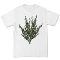 White Botanical Sagebrush Illustrations Premium Tee - LillyAllenDesigns