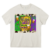 Cream beads & beer that's why i'm here Heavy Core Tee - Artiststas