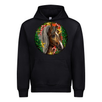 Black Tennessee Horse Christmas Urban Hoodie - LillyAllenDesigns
