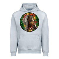 Heather Grey Tennessee Horse Christmas Urban Hoodie - LillyAllenDesigns