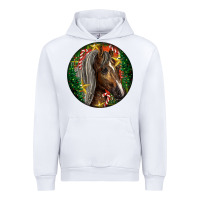White Tennessee Horse Christmas Urban Hoodie - LillyAllenDesigns