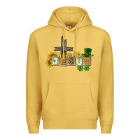 Antique Gold Love like Jesus St. Patrick's Premium Hoodie - CowGirlArtShop