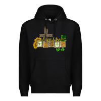 Black Love like Jesus St. Patrick's Premium Hoodie - CowGirlArtShop