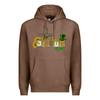 Chestnut Love like Jesus St. Patrick's Premium Hoodie - CowGirlArtShop