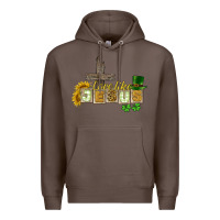 Coffee Love like Jesus St. Patrick's Premium Hoodie - CowGirlArtShop