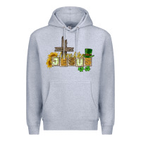 Heather Grey Love like Jesus St. Patrick's Premium Hoodie - CowGirlArtShop