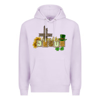 Lilac Love like Jesus St. Patrick's Premium Hoodie - CowGirlArtShop