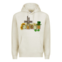 Oatmeal Heather Love like Jesus St. Patrick's Premium Hoodie - CowGirlArtShop
