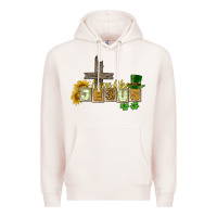 Pale Pink Love like Jesus St. Patrick's Premium Hoodie - CowGirlArtShop