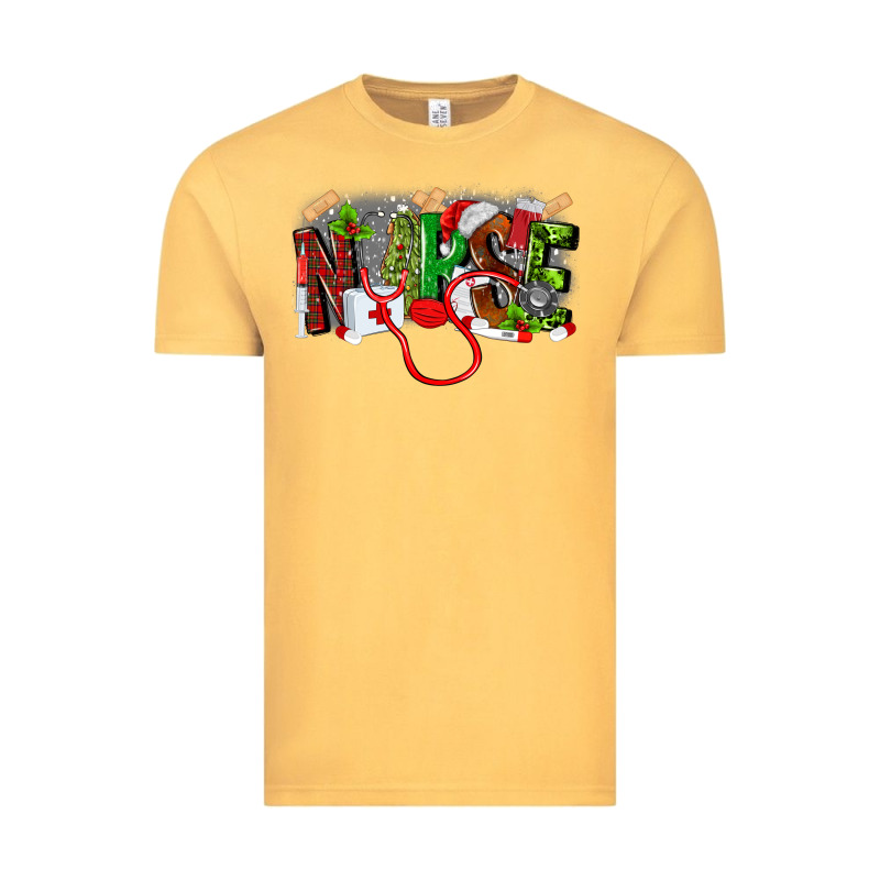 Nurse Christmas Vintage Tee by MaliasSmallBusiness | Teevron
