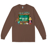 Chestnut 100 days smarter 100 dias mas brillante Long Sleeve Tee - SublimationCraftShop
