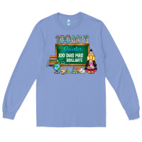 Colony Blue 100 days smarter 100 dias mas brillante Long Sleeve Tee - SublimationCraftShop
