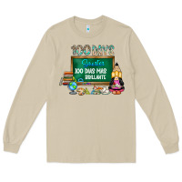 Mushroom 100 days smarter 100 dias mas brillante Long Sleeve Tee - SublimationCraftShop