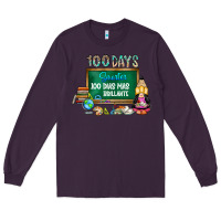 Plum 100 days smarter 100 dias mas brillante Long Sleeve Tee - SublimationCraftShop