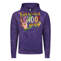 Cloud Purple rockin that school year Vintage Hoodie - NancyCooperArtShop