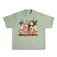 Oil Green santa fuel merry christmas Urban Heavy Tee - MaliasSmallBusiness