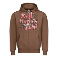 Chestnut best mamaw ever mother's day Zipper Hoodie - CowGirlArtShop
