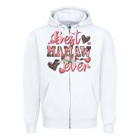 White best mamaw ever mother's day Zipper Hoodie - CowGirlArtShop