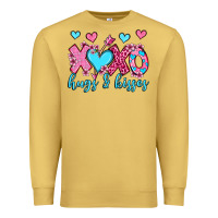 Antique Gold xoxo hugs and kisses olivia Premium Sweatshirt - OliviaCreatesArt