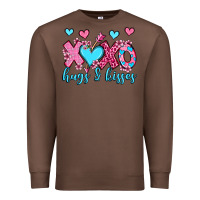 Chestnut xoxo hugs and kisses olivia Premium Sweatshirt - OliviaCreatesArt