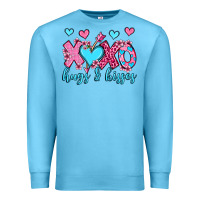 Ocean Blue xoxo hugs and kisses olivia Premium Sweatshirt - OliviaCreatesArt