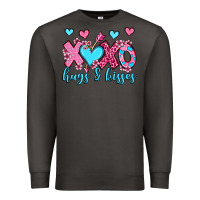 Smoke xoxo hugs and kisses olivia Premium Sweatshirt - OliviaCreatesArt