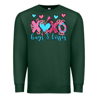 Sports Green xoxo hugs and kisses olivia Premium Sweatshirt - OliviaCreatesArt