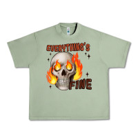 Oil Green everythings fine Urban Heavy Tee - JahusDesignShop