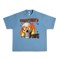 Pebble Blue everythings fine Urban Heavy Tee - JahusDesignShop