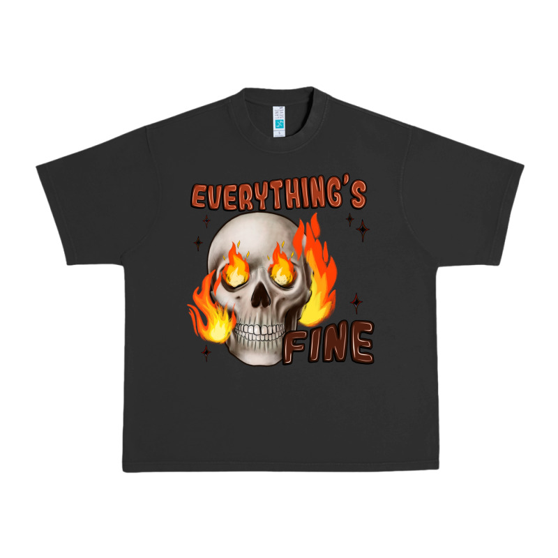 Everythings Fine Urban Heavy Tee by JahusDesignShop | Teevron
