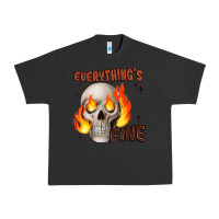 Pigment Black everythings fine Urban Heavy Tee - JahusDesignShop