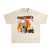 Sandshell everythings fine Urban Heavy Tee - JahusDesignShop