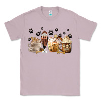 Lilac Dog Mom Coffee Lover Coffee Cups Classic Tee - MaliasSmallBusiness