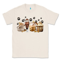 Natural Dog Mom Coffee Lover Coffee Cups Classic Tee - MaliasSmallBusiness