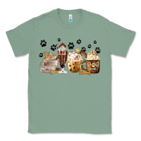 Sage Dog Mom Coffee Lover Coffee Cups Classic Tee - MaliasSmallBusiness