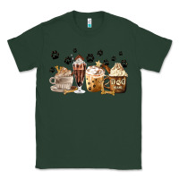 Sports Green Dog Mom Coffee Lover Coffee Cups Classic Tee - MaliasSmallBusiness