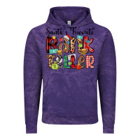 Cloud Purple santa s favorite bank teller Vintage Hoodie - MaliasSmallBusiness