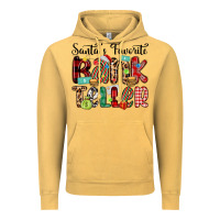Vintage Mustard santa s favorite bank teller Vintage Hoodie - MaliasSmallBusiness